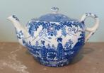 Vintage Japanse theepot – blauw-wit porselein, Ophalen of Verzenden, Huis en Inrichting