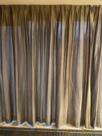Prachtige grijs/bruine gordijnen, Huis en Inrichting, Ophalen of Verzenden, Zo goed als nieuw, Grijs, 200 cm of meer