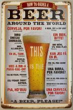 Wandbord Beer, Ophalen of Verzenden, Nieuw