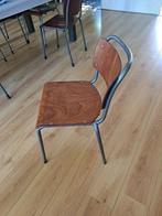 Stoelen  25 stuks Gispen TU Delft schoolstoelen, Huis en Inrichting, Ophalen, Gebruikt, Bruin, Gispen