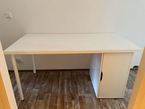 IKEA groot bureau Lagkaptan / Alex - Wit, Huis en Inrichting, Bureaus, Gebruikt, Bureau, Ophalen