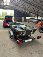 Alumacraft 3.60 + mercury 5 pk + pega trailer + lichtbak, Ophalen, Gebruikt, Aluminium, Minder dan 70 pk