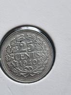 10 Cent 1940, Postzegels en Munten, Munten | Nederland, Verzenden, Zilver, 10 cent, Koningin Wilhelmina