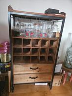 Wijnkast drankenkast cabernet, Huis en Inrichting, Kasten | Vitrinekasten, Ophalen, 25 tot 50 cm, Minder dan 100 cm