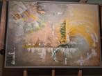 Abstract Schilderij 100x140 cm - Handgeschilderd, Antiek en Kunst, Ophalen