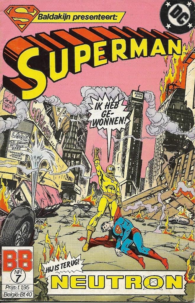 Superman - Nr. 7: In deze twee handen ligt macht, Eén comic, Ophalen of Verzenden, Gelezen, Amerika