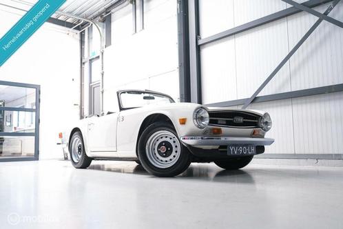 Triumph TR6 Soft Top | Hardtop| apk vrij | oldtimer | rijkla, Auto's, Triumph, Bedrijf, Te koop, TR6, Lederen bekleding, Open dak