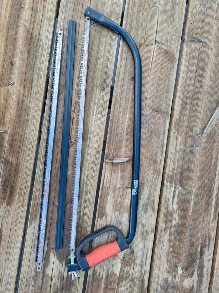 Beugelzaag met extra zaagblad, Doe-het-zelf en Verbouw, Gereedschap | Handgereedschap, Gebruikt, Ophalen