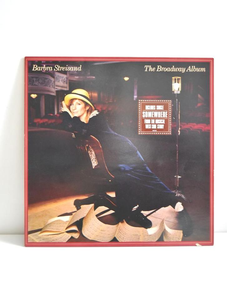 LP Barbra Streisand 'The Broadway Album' in pracht staat '85, Cd's en Dvd's, Vinyl | Pop, Gebruikt, 1960 tot 1980, Overige formaten