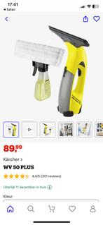 Kärcher WV50 Plus Raamreiniger - Zo goed als nieuw!, Ophalen of Verzenden, Raamwisser of Trekker