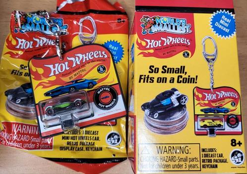 Hot wheels worlds smallest keychain, Kinderen en Baby's, Speelgoed | Speelgoedvoertuigen, Nieuw, Ophalen of Verzenden
