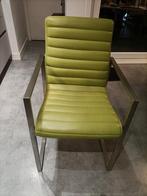 4 echt lederen eetkamerstoelen, Ophalen, Zo goed als nieuw, Overige kleuren, Vier