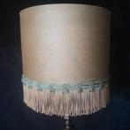 Unieke lampenkap vintage boudoir stijl goud groen fluweel, Rond, Nieuw, Ophalen of Verzenden, Boudoir