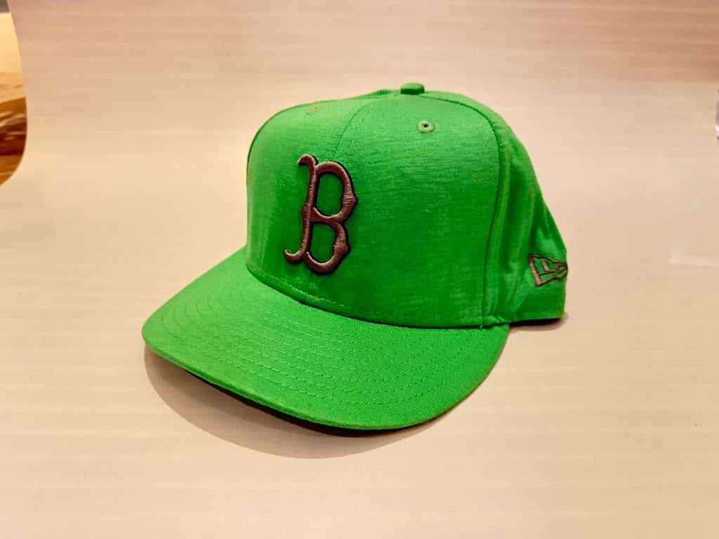 Groene New Era Boston Celtics Cap - Maat 7 3/8 (58,7cm), Kleding | Heren, Ophalen, Zo goed als nieuw, 58 of 59 cm (L, 7¼ of ⅜ inch)