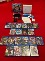 PSVita Slim PCH-2004 Black Boxed + MEGA GAME BUNDLE, Ophalen, Zo goed als nieuw