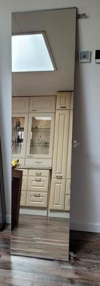 2 Ikea Pax Aheim spiegeldeuren 50x195 met scharnieren, Glas, Zo goed als nieuw, Modern, 150 tot 200 cm