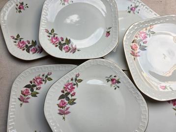 Vintage 4kante borden,  beschikbaar voor biedingen