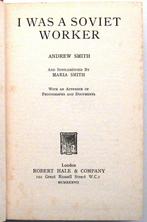 I Was a Soviet Worker 1937 Smith - Rusland USSR, Ophalen of Verzenden