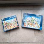 2 disney puzzels van 1000 stukjes, Ophalen of Verzenden, Meer dan 50 stukjes, Zo goed als nieuw