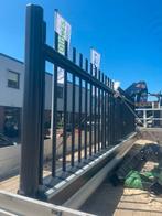 Vrijdragende schuifpoort 3,5 meter doorgang, 1,5 m hoog, Tuin en Terras, Ophalen, Zo goed als nieuw, Aluminium, Overige typen