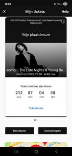 Tickets sombr 2 maart 2026, Tickets en Kaartjes, Twee personen, Maart