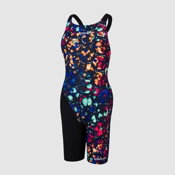 Nieuw Speedo Fastskin Jr Endurance+ Openback Kneeskin badpak beschikbaar voor biedingen