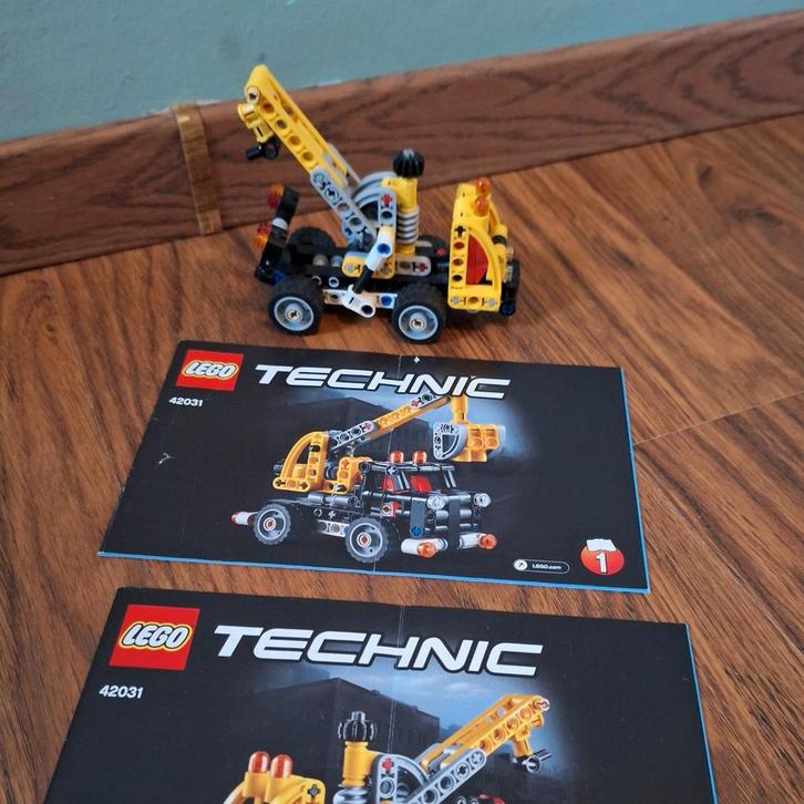 Lego Technic 42031 hoogwerker poppetje bouwen speelgoed, Kinderen en Baby's, Speelgoed | Duplo en Lego, Zo goed als nieuw, Lego