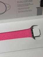 Apple watch 45mm Flamingo Braided Solo Loop size 7, Apple.info, Bandje, Apple, Apple watch 45mm
