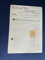 Wolvega 1955 Oude nota Autohandel Tj. van der Wal, Verzenden, Gebruikt