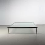1x Cassina Le Corbusier LC10 Tafel Helder Glas – Chroom