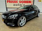 Mercedes-Benz C-klasse 180 156PK AMG Sport Edition + LED|Ele, Automaat, 65 €/maand, Leder en Stof, Zwart