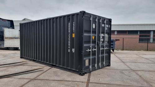 zeecontainer 20ft containers zwart nieuw, Zakelijke goederen, Machines en Bouw | Keten en Containers, Ophalen of Verzenden