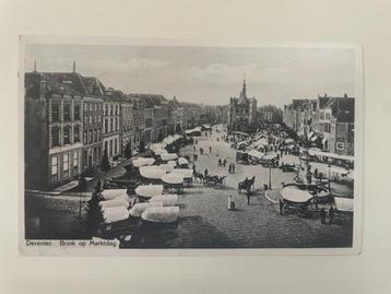 D727 Oude foto Deventer : Brink op Marktdag beschikbaar voor biedingen