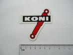 sticker KONI logo retro auto motor cross race retro, Verzamelen, Stickers, Overige typen, Zo goed als nieuw, Verzenden