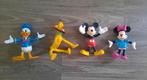 4  flexibele Disney figuren, Donald Duck, Ophalen of Verzenden, Zo goed als nieuw, Beeldje of Figuurtje