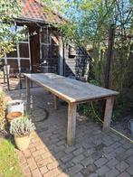 Teaktafel 3,00 bij 1,00 meter Mag ook ruilen., Huis en Inrichting, Tafels | Eettafels, Ophalen, Gebruikt, 100 tot 150 cm, Teakhout