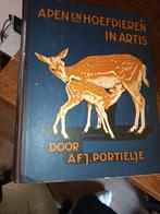 A.F.J.Portielje - Apen en Hoefdieren in Artis, Boeken, Prentenboeken en Plaatjesalbums, Gelezen, A.F.J.Portielje, Ophalen of Verzenden