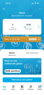 Glazenspaarkaart (2) Albert Heijn, Eén persoon