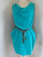 Made in Italy jurk groen maat L - zgan -, Kleding | Dames, Jurken, Maat 38/40 (M), Made in Italy, Ophalen of Verzenden, Zo goed als nieuw