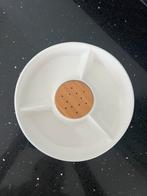 Gusta Serveerplank voor hapjes/saus/tapas - porselein, Nieuw, Ophalen of Verzenden, Schaal of Schalen, Overige stijlen