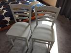 stoeltjes 2 stuks, Huis en Inrichting, Stoelen, Ophalen, Gebruikt, Twee, Grijs