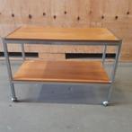 Vintage teak salon-/tvtafel, Huis en Inrichting, Tafels | Salontafels, Ophalen, Gebruikt, 50 tot 100 cm, Teakhout