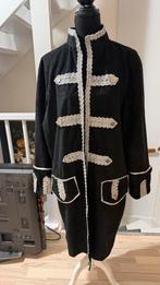 Zwart heren carnaval jas maat M/L, Ophalen of Verzenden, Zo goed als nieuw, Maat 52/54 (L), Carnaval