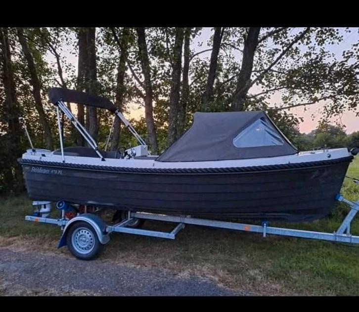 Nette Reitdieper 495 boot,  20PK honda motor & biminitop, Watersport en Boten, Bootonderdelen, Zo goed als nieuw, Ophalen
