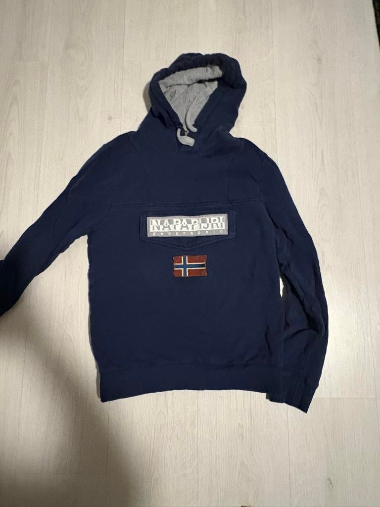 Napapijri trui maat XS, Ophalen of Verzenden, Zo goed als nieuw, Maat 46 (S) of kleiner, Blauw