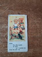 Vintage Christelijke Prentkaart - Kinderen en Katten, Antiek en Kunst, Antiek | Religie, Ophalen of Verzenden