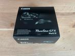 Canon powershot g7x mark 3 - NIEUW ongeopend, Audio, Tv en Foto, Fotocamera's Digitaal, Canon, Compact, Nieuw, 8 keer of meer