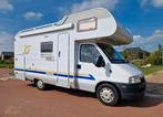 Mooie Bürstner alkoof gezinscamper (6 pers) te koop, Caravans en Kamperen, Campers, Chemisch toilet, Alkoof, Ringverwarming, Fiat
