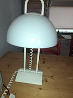 Vintage tafellamp wit( kleine beschadiging), Antiek en Kunst, Curiosa en Brocante, Ophalen