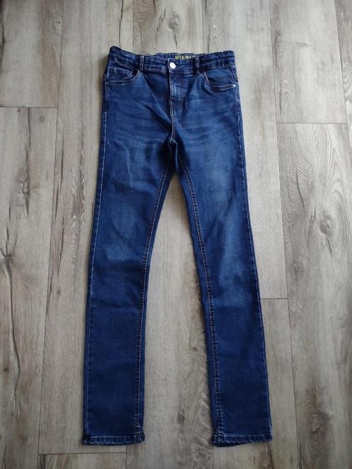 Prachtige blauwe spijkerbroek Hema, My super skinny fit, 164, Kinderen en Baby's, Kinderkleding | Maat 164, Zo goed als nieuw